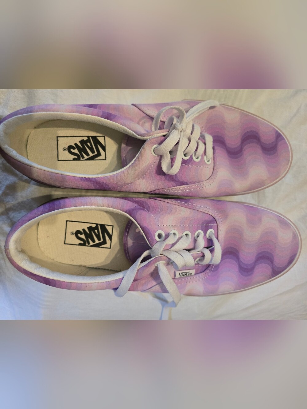 Vans Women's Purple Wave Canvas Sneakers